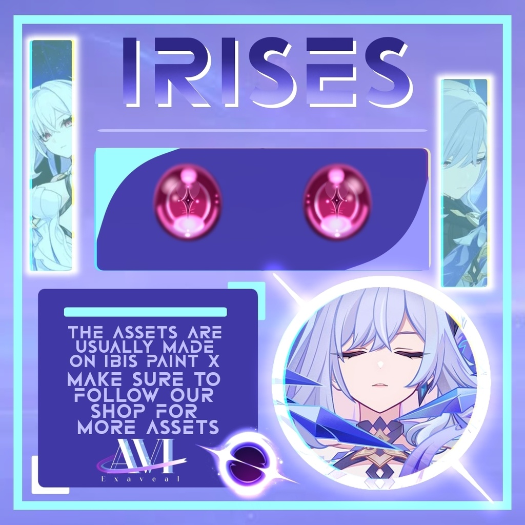 โฆ โ Genshin impact || Skirk Irises - VROID