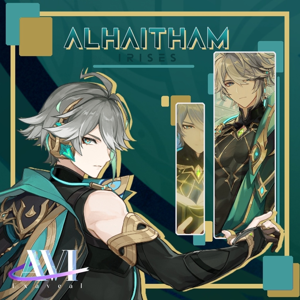 ✦ ─ Genshin impact || Alhaitham Irises - VROID