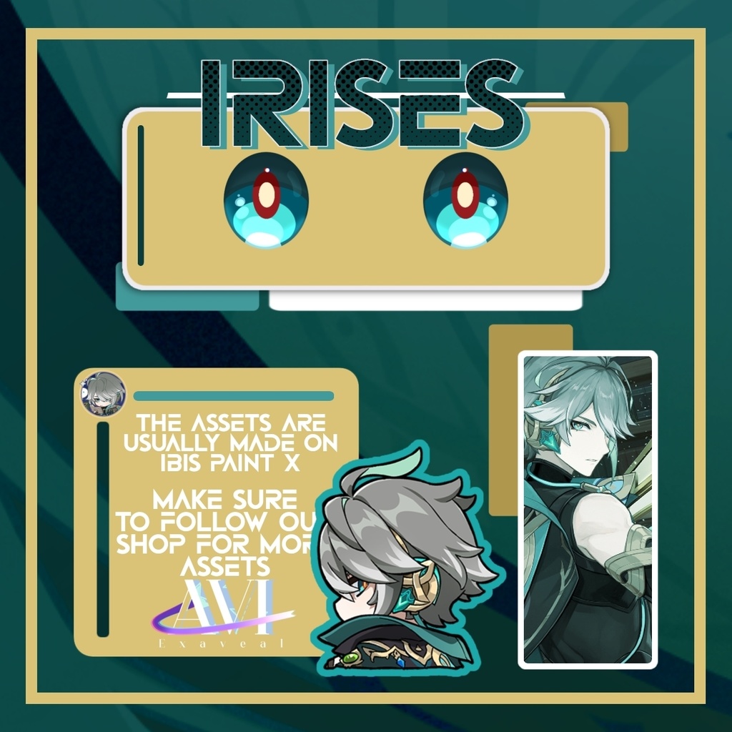 โฆ โ Genshin impact || Alhaitham Irises - VROID