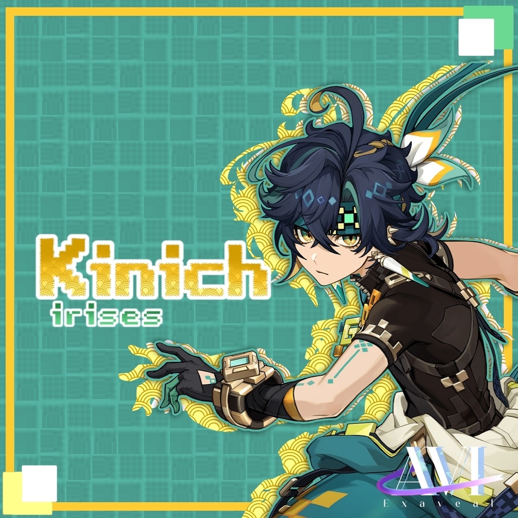 ✦ ─ Genshin impact || Kinich Irises - VROID 