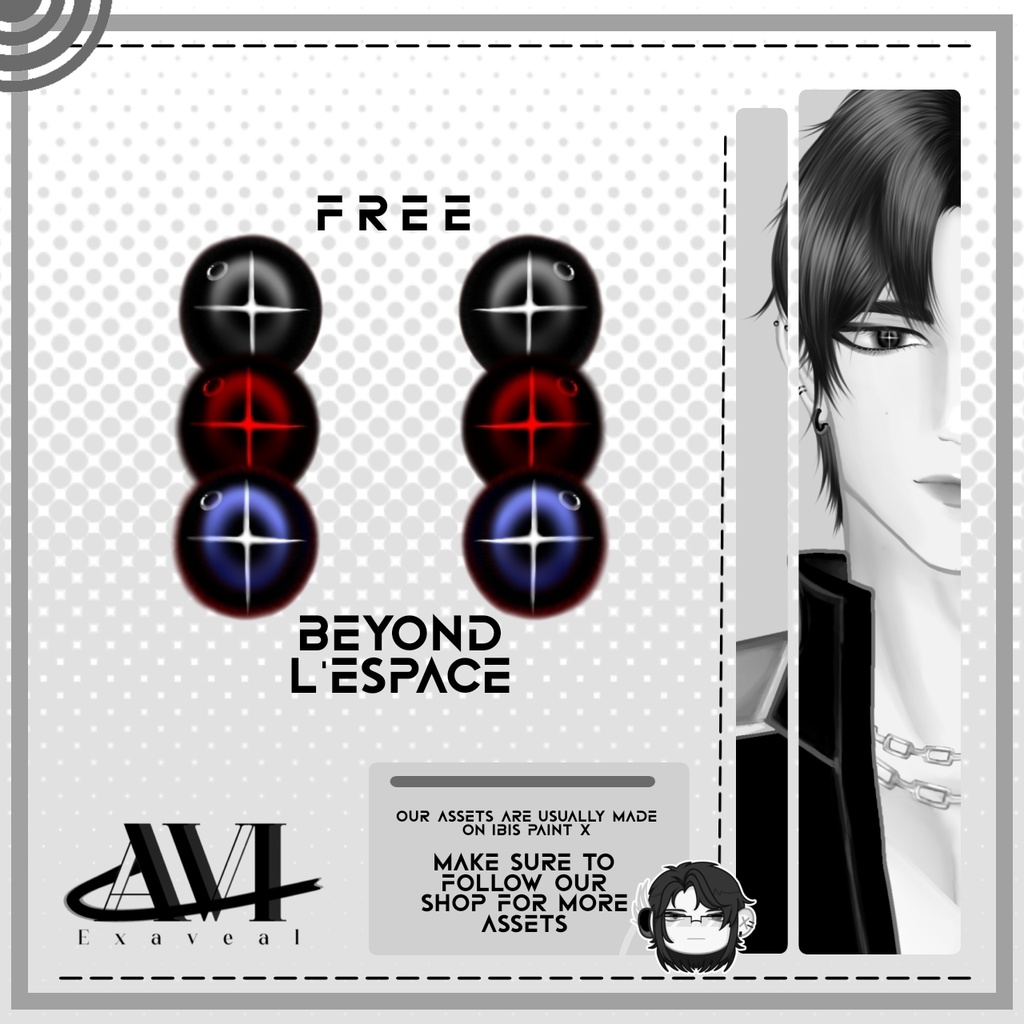 โฆ โ Glass of Tears || Amvrosiy Irises Package - VROID