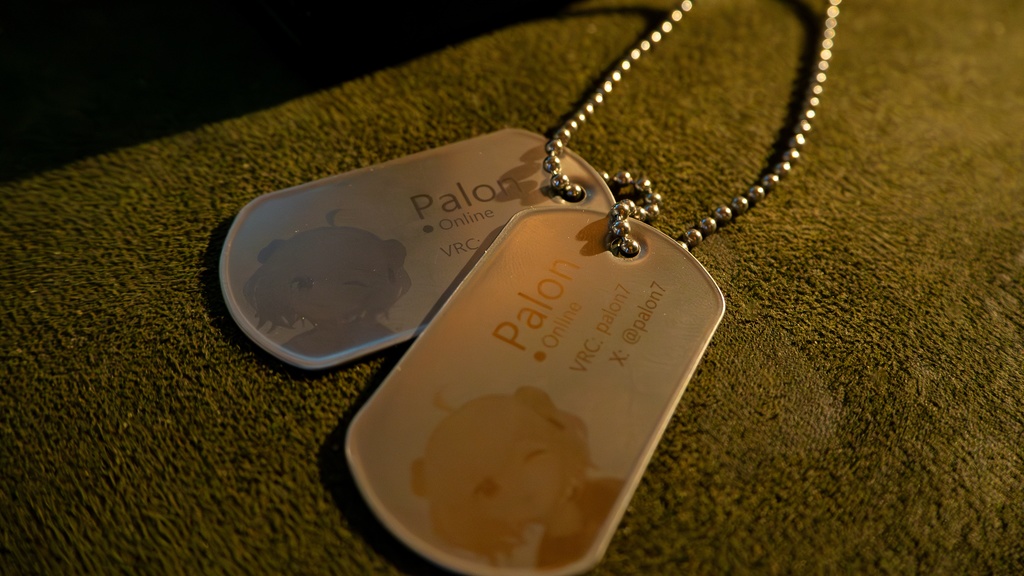 VRCアバター入りドッグタグ【カスタマイズ商品】
