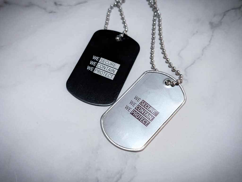 【SCP財団】エージェント用ドッグタグ【カスタマイズ商品】