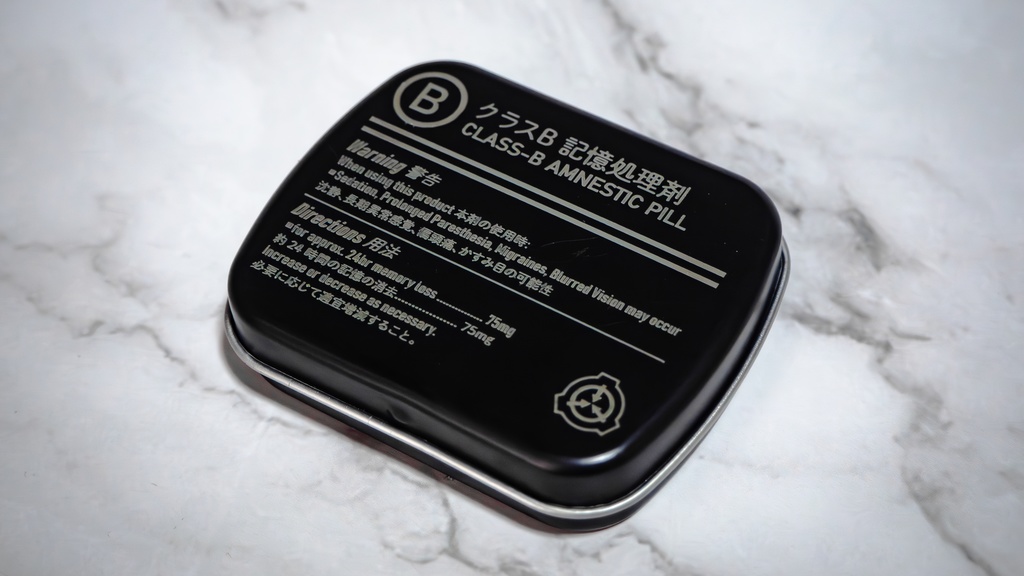【SCP財団】記憶処理剤タブレット缶