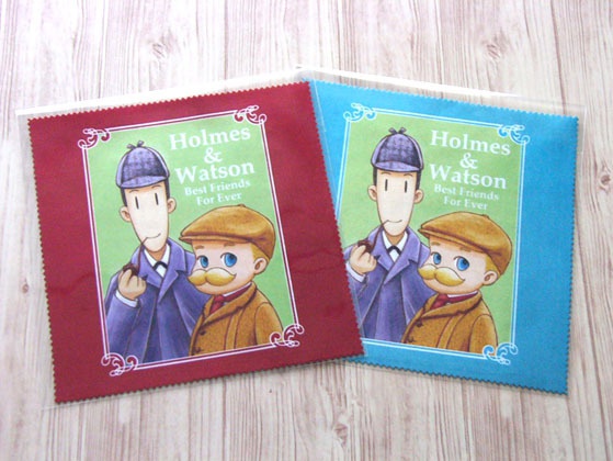 ホォムズ&ワトスン めがね拭き(ポストカード付き)