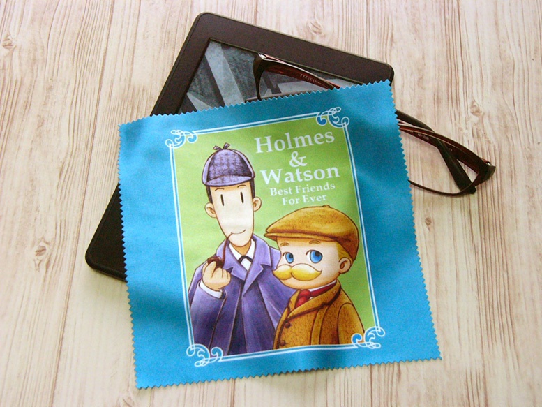 ホォムズ&ワトスン めがね拭き(ポストカード付き)