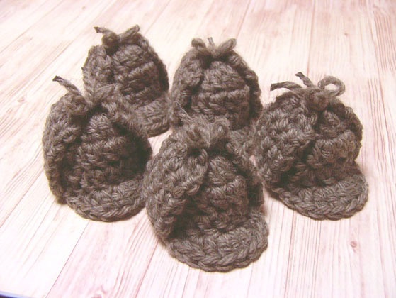 【手編み】ホォムズさんのミニ鹿撃ち帽