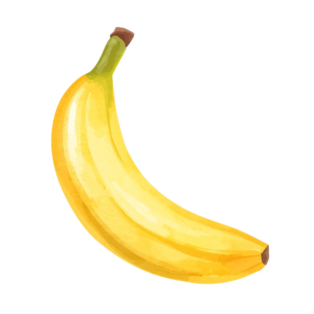 水彩風フルーツの可愛いクリップアートセット(全10種・PNG背景透過)