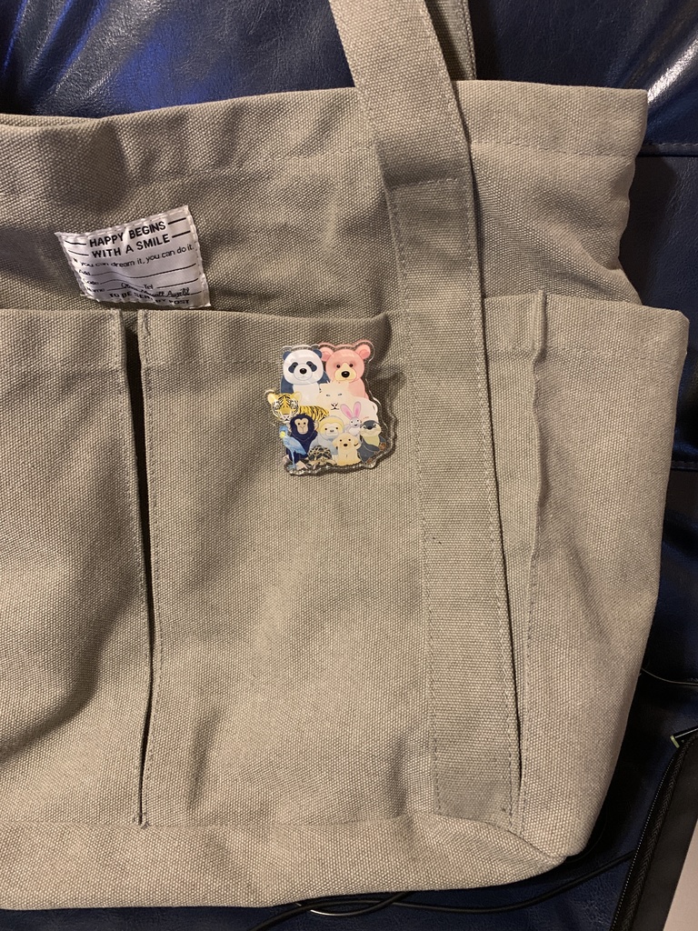 我が家の動物 アッセンブル! アクリルバッジ