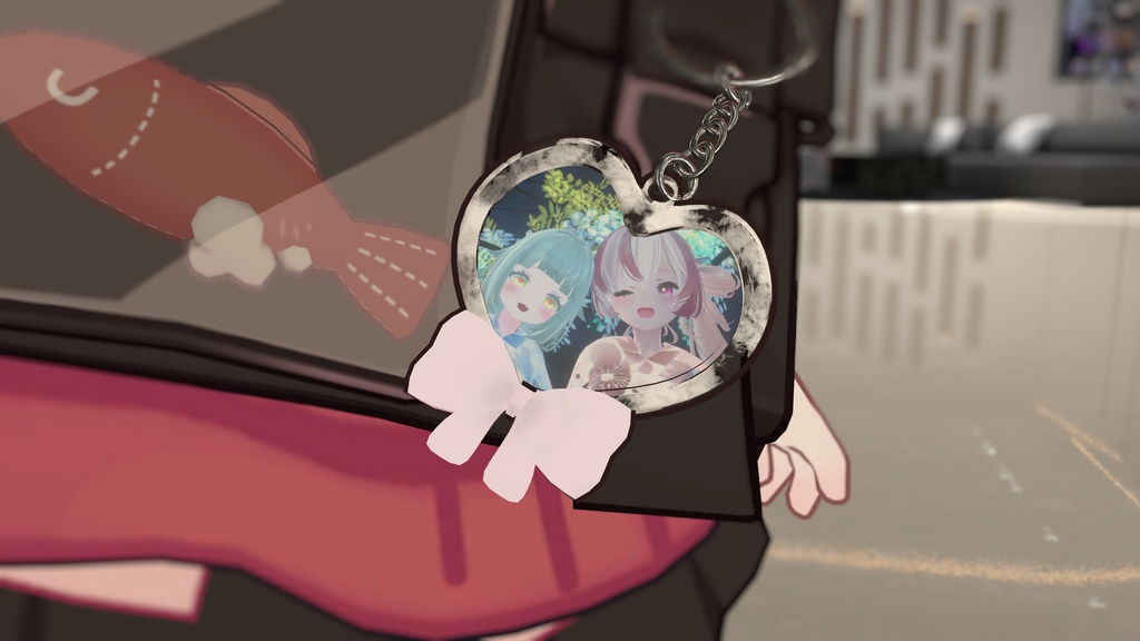 ハートのキーホルダー