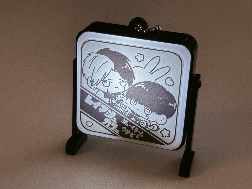 レイマシュ　光るカフェ看板