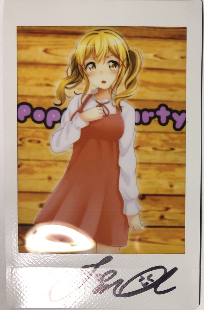 手描きイラスト チェキ ブロマイド Tina1213 Booth