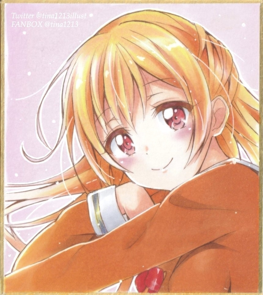 【手描きイラスト＆ブロマイドセット】千聖さん