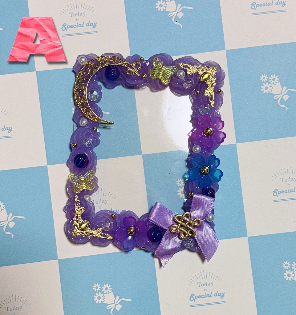 紫💜月ホイップデコケース💜