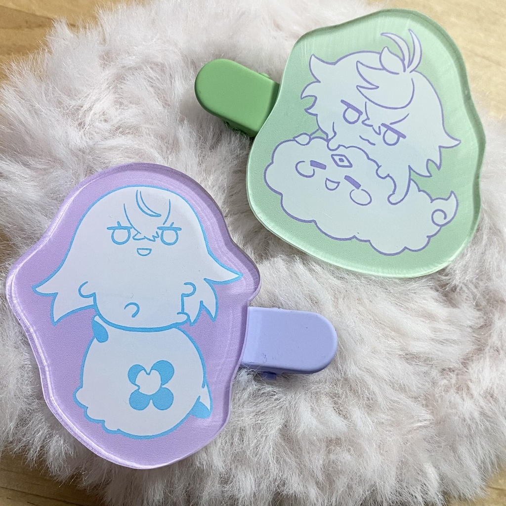 ディティカ・オトモと一緒ヘアクリップ
