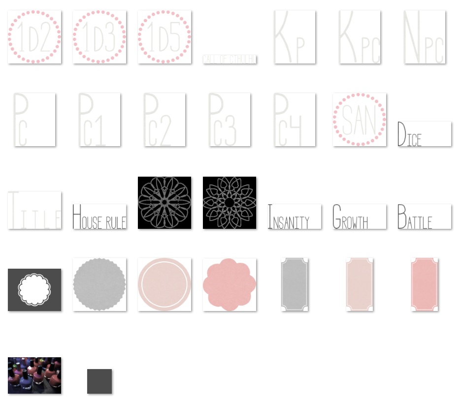 【無料】TRPG用 ガーリー部屋素材