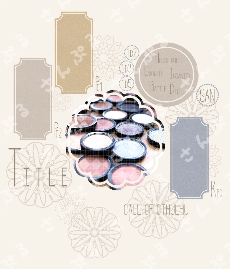 【無料】TRPG用 ガーリー部屋素材