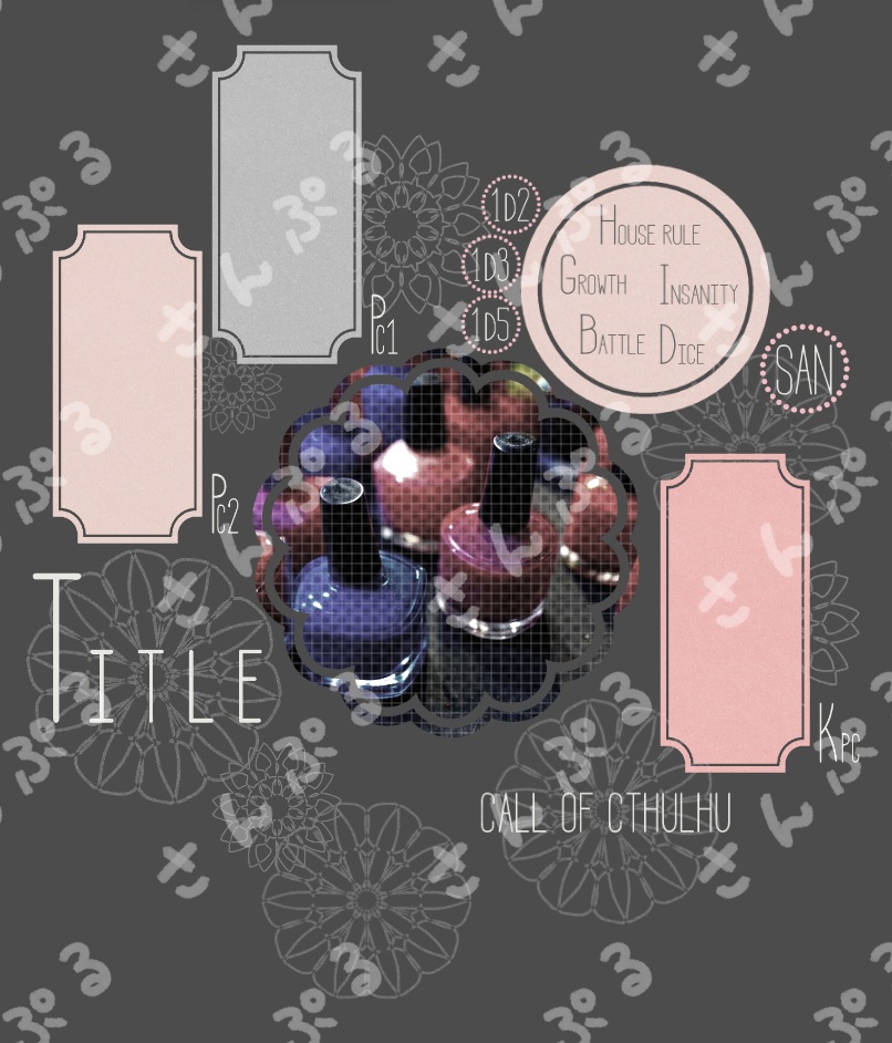 【無料】TRPG用 ガーリー部屋素材