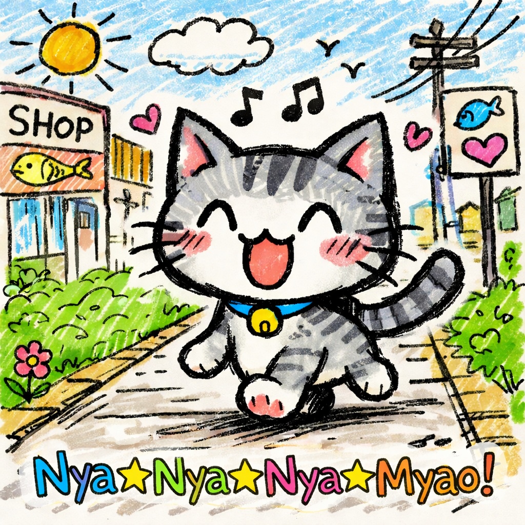 【無料】BGM素材『Nya☆Nya☆Nya☆Myao!』