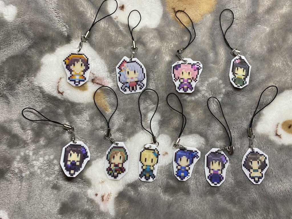 アイドルマスターシンデレラガールズ ドット絵キーホルダー クール・パッション