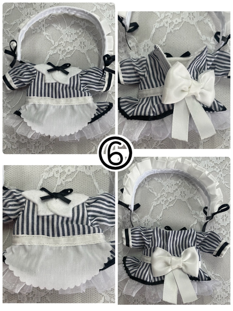 16cmぬい服 メイド服