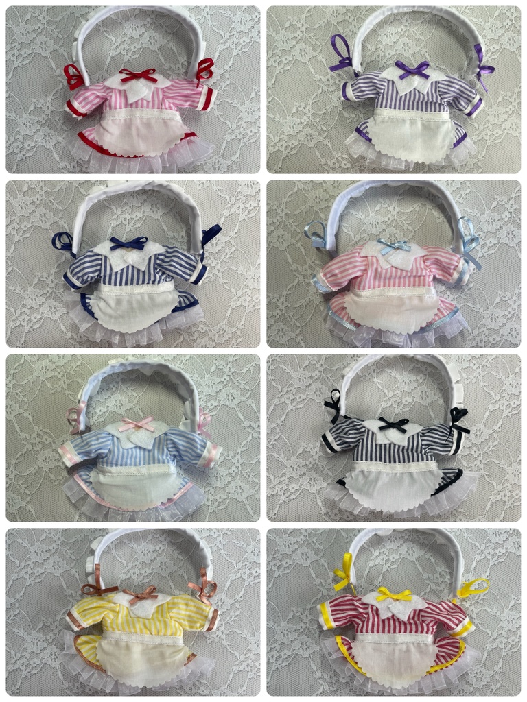 16cmぬい服 メイド服