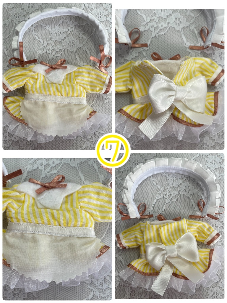 16cmぬい服 メイド服