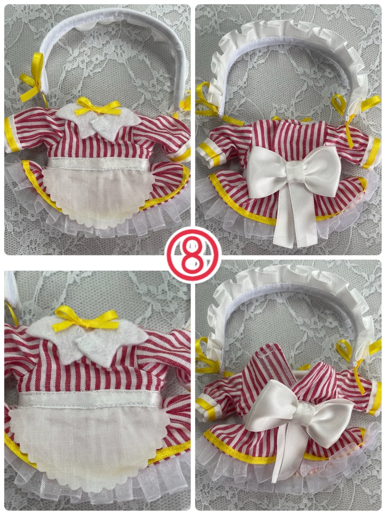 16cmぬい服 メイド服