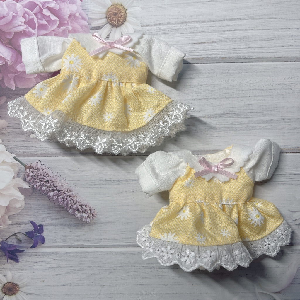 イースター花柄ワンピース