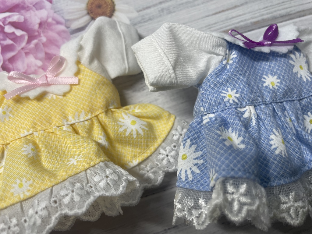 イースター花柄ワンピース