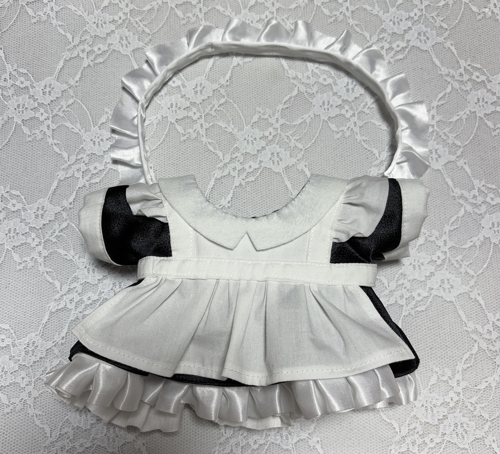 20cm ぬいぐるみ服 メイド服