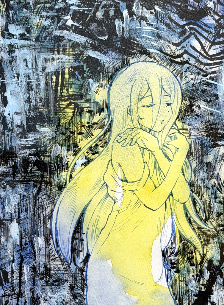 原画イラスト「祈り」
