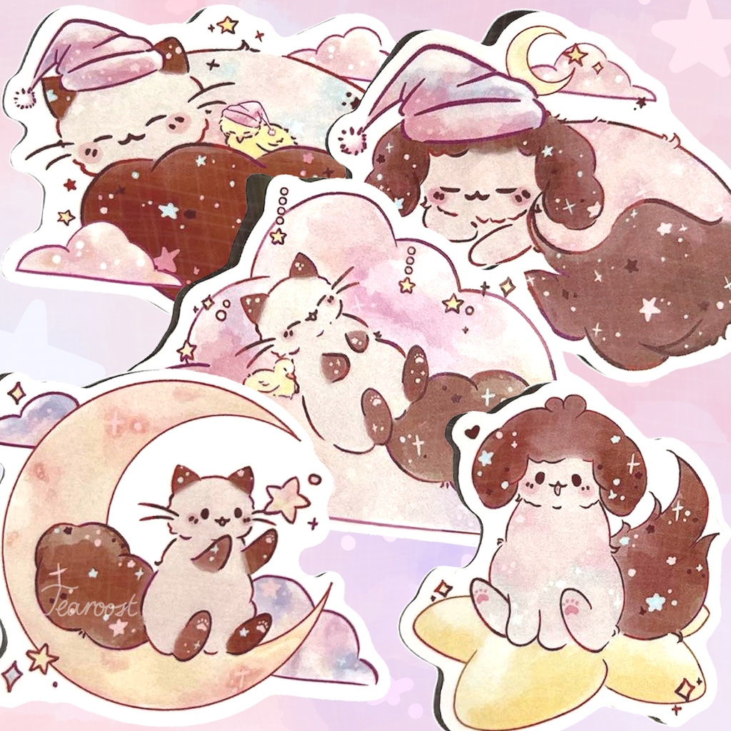 お星様シリーズ　マット加工シール