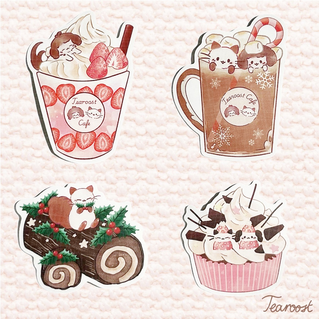 カフェシリーズ マット加工シール