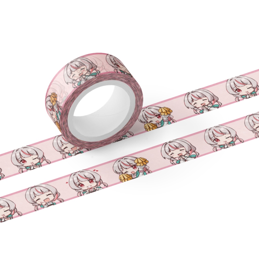 兎未むむスタンプころころマスキングテープ