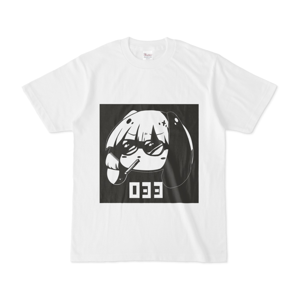 居合おみみちゃんのＴシャツ(黒)