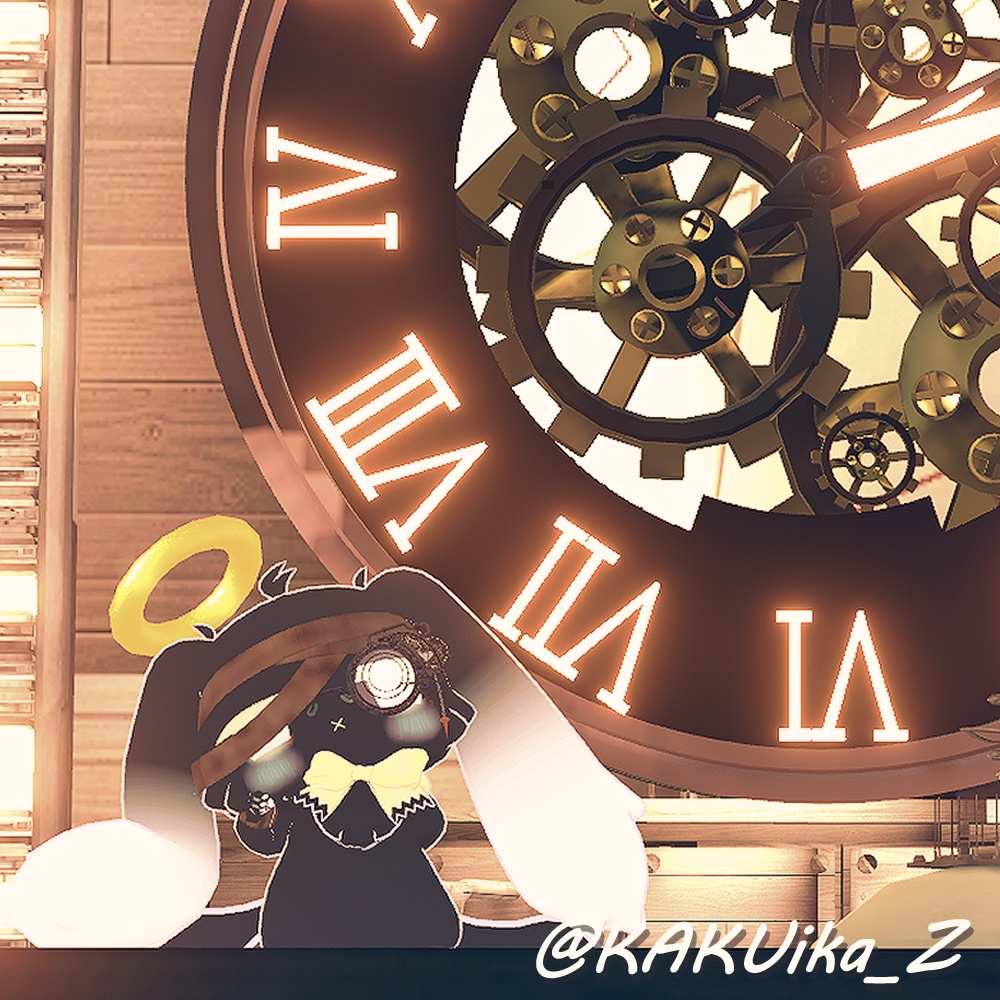 【無料/FREE版あり】じとうさてゃんパステルカラー&悪魔化セット&簡単色変えマスク