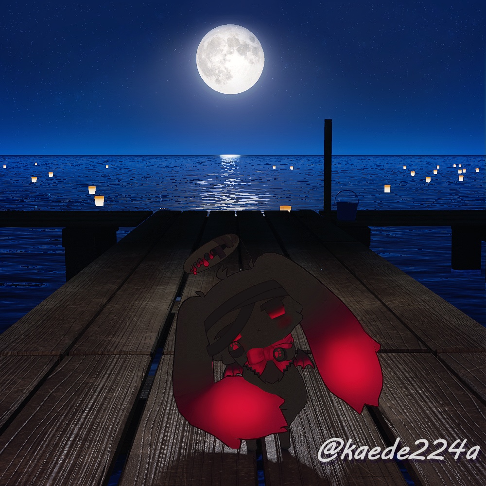 【無料/FREE版あり】じとうさてゃんパステルカラー&悪魔化セット&簡単色変えマスク