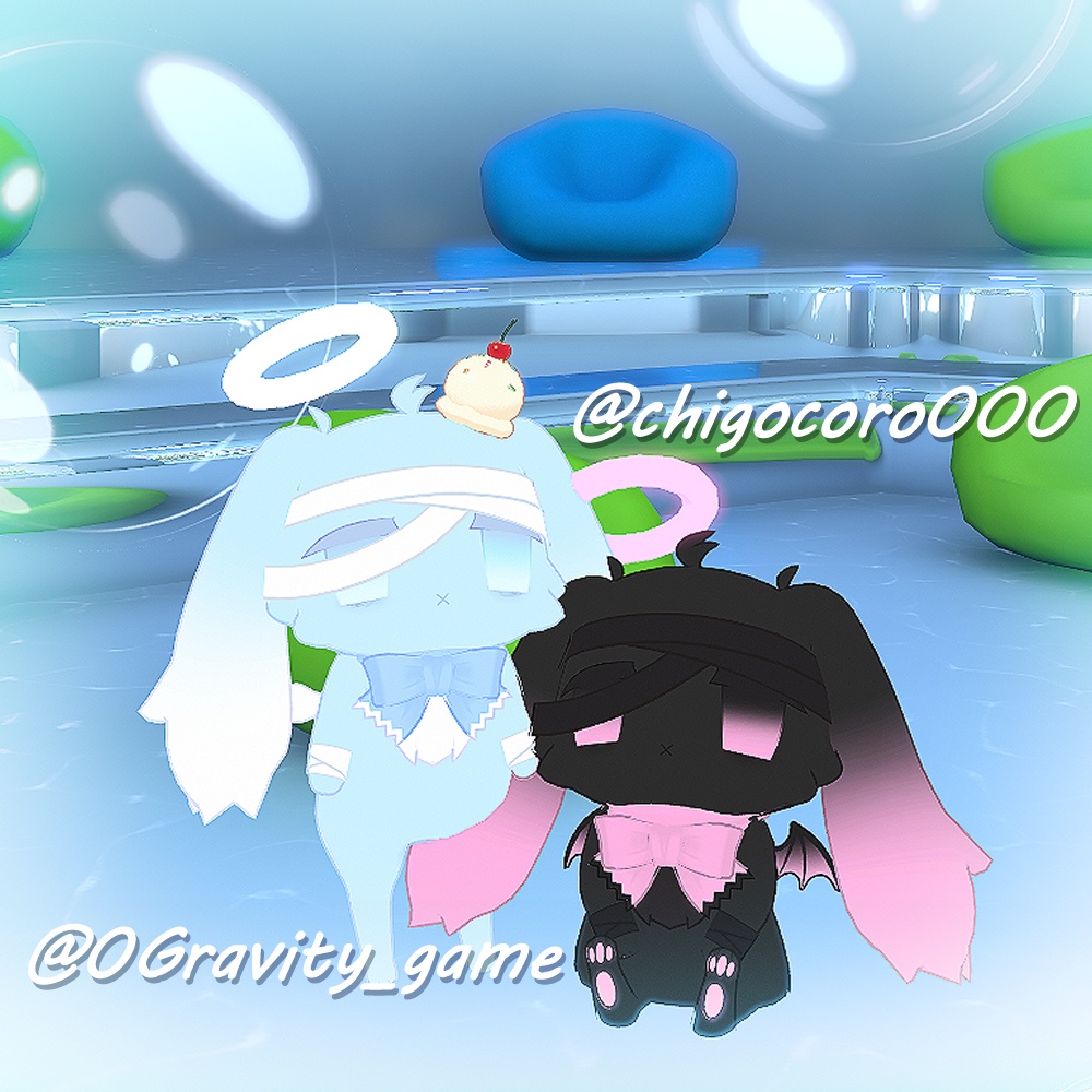 【無料/FREE版あり】じとうさてゃんパステルカラー&悪魔化セット&簡単色変えマスク