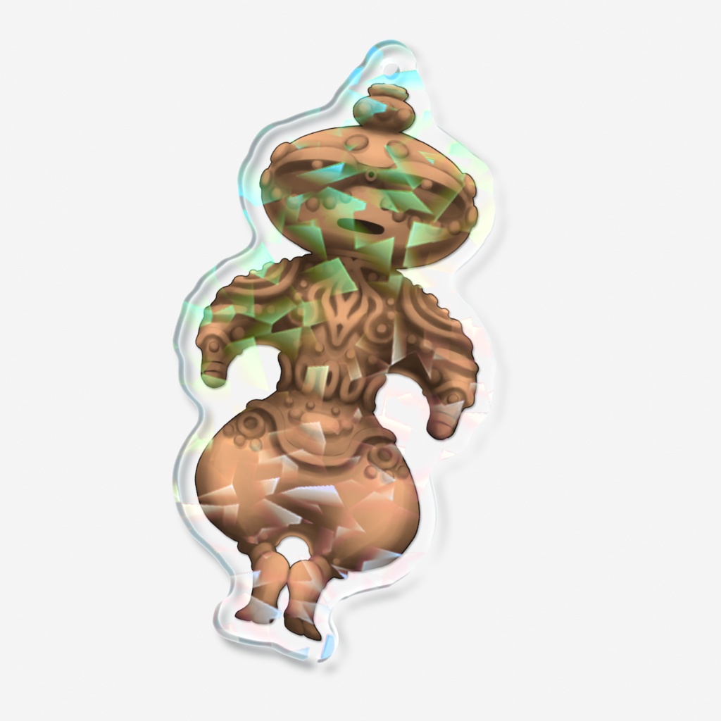 『さやかに輝く刃なりて』3周年記念①土偶ホログラムアクリルキーホルダー