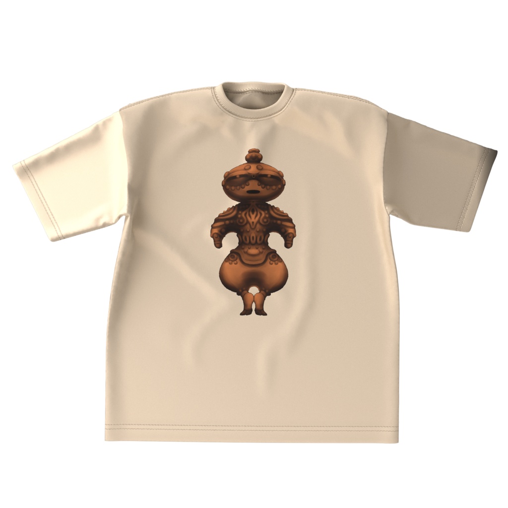 『さやかに輝く刃なりて』3周年記念③土偶Tシャツ(1周年復刻版)