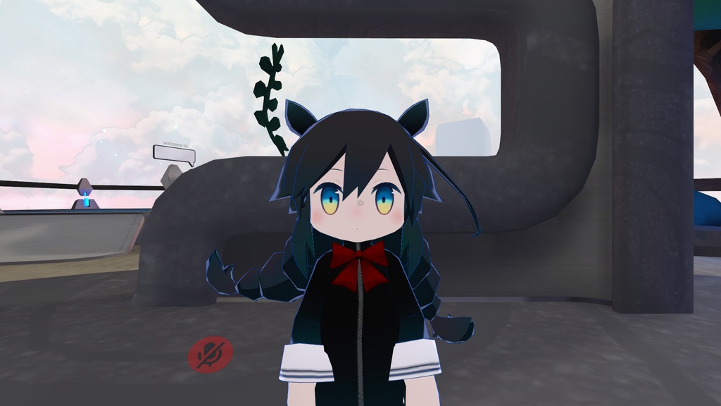 VRChat想定アバター「ワヲ」