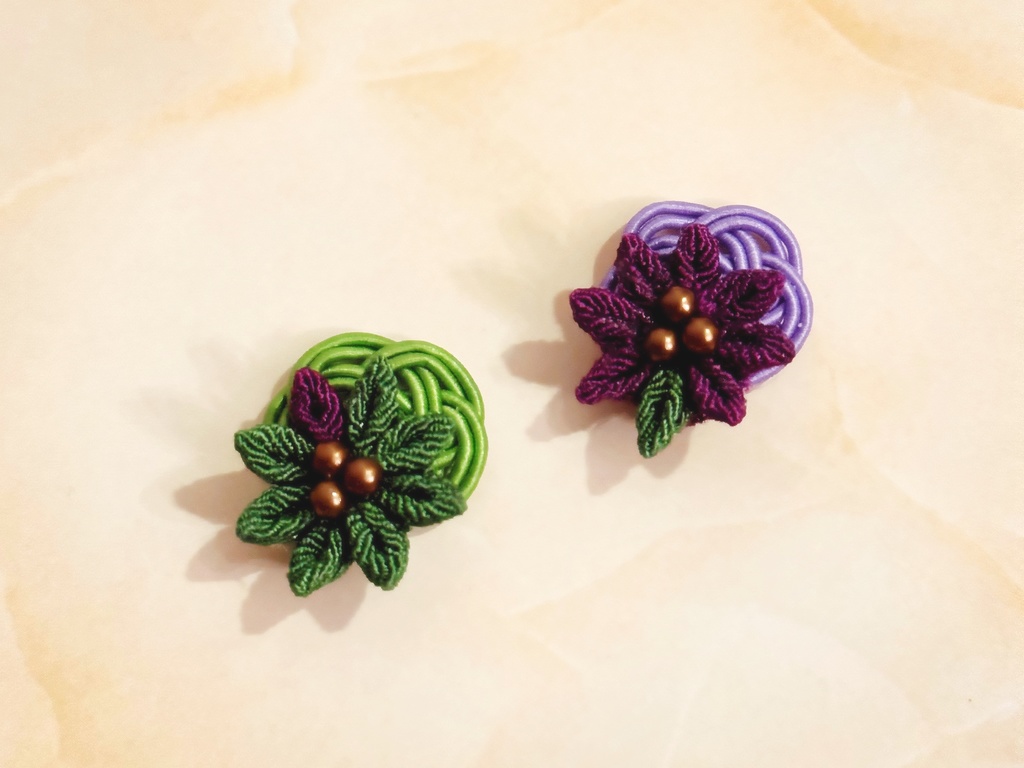 ぬい用アクセサリー 月鯉和飾り(月/鯉)