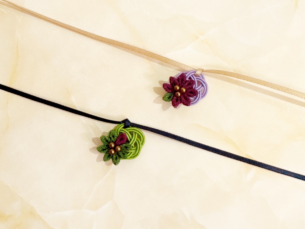 ぬい用アクセサリー　月鯉和飾り(月／鯉)