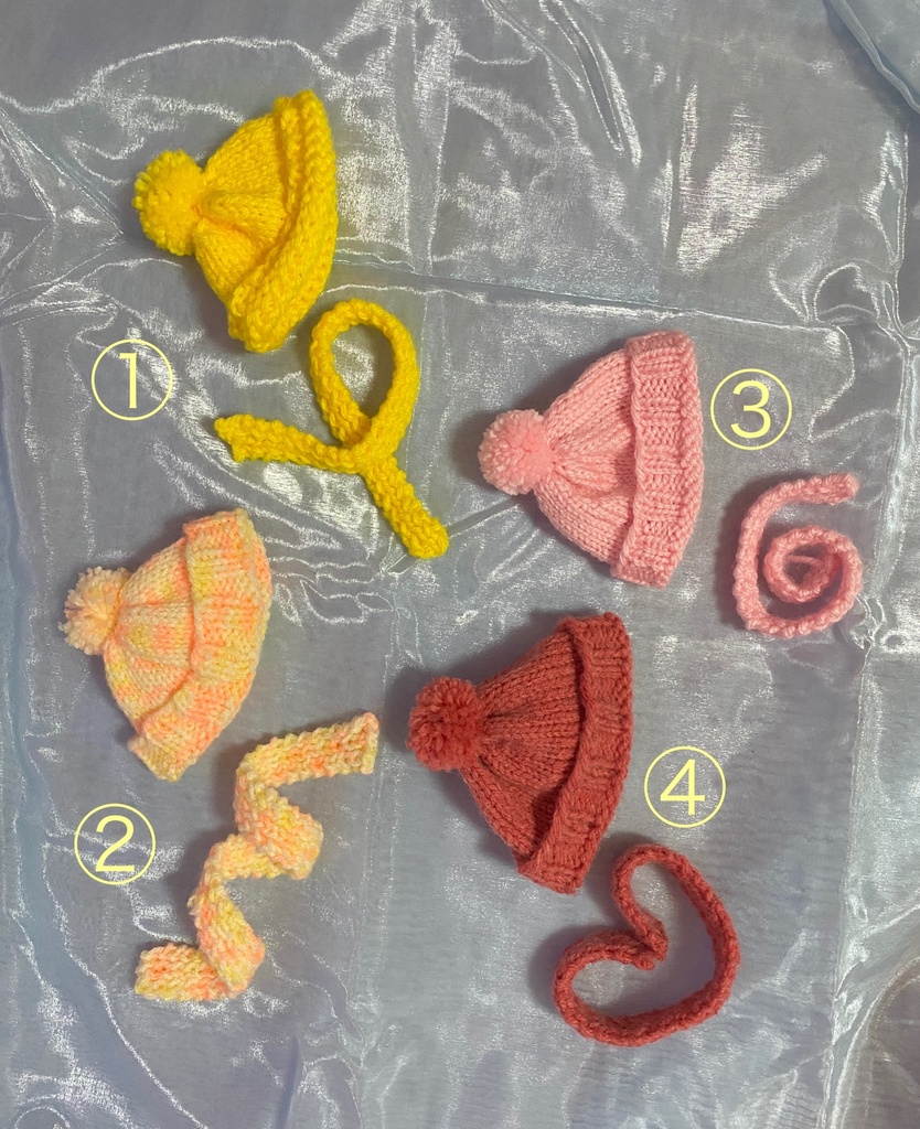 あったか おぼうし&ふんわりマフラー