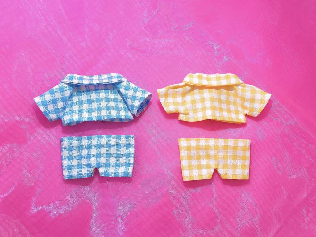 ギンガムセットアップ