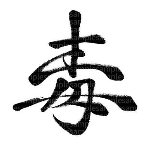 筆文字素材「毒」