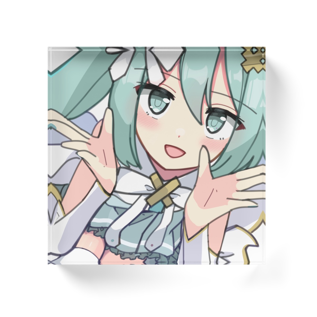 窓ミクアクリルブロック