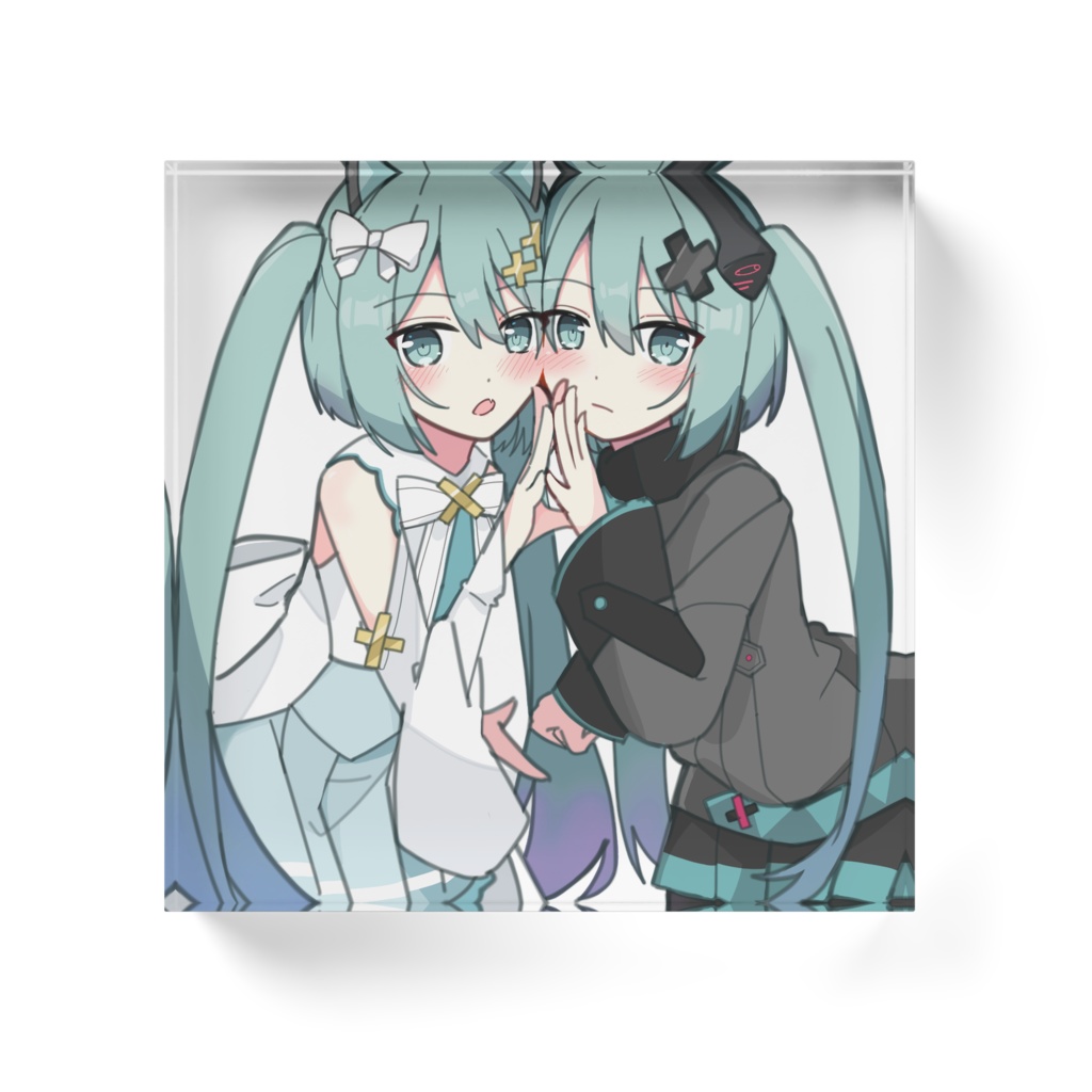 バツミク&窓ミク アクリルブロック