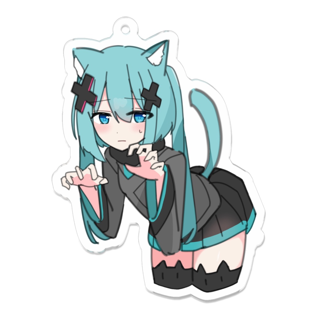 猫✘‎アクリルキーホルダー